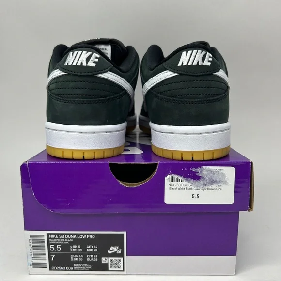 Nike SB Dunk Low Pro “Black Gum” 2023